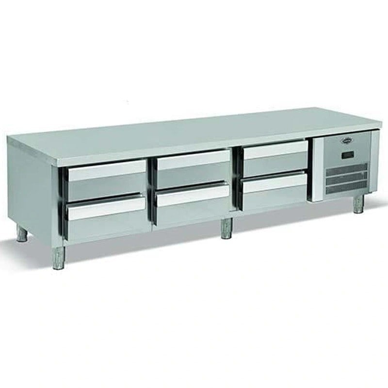 Empero Set Altı Dondurucu 6 Çekmeceli, 2000x700x600 mm, 0.23 kW, 6x1/1 gn