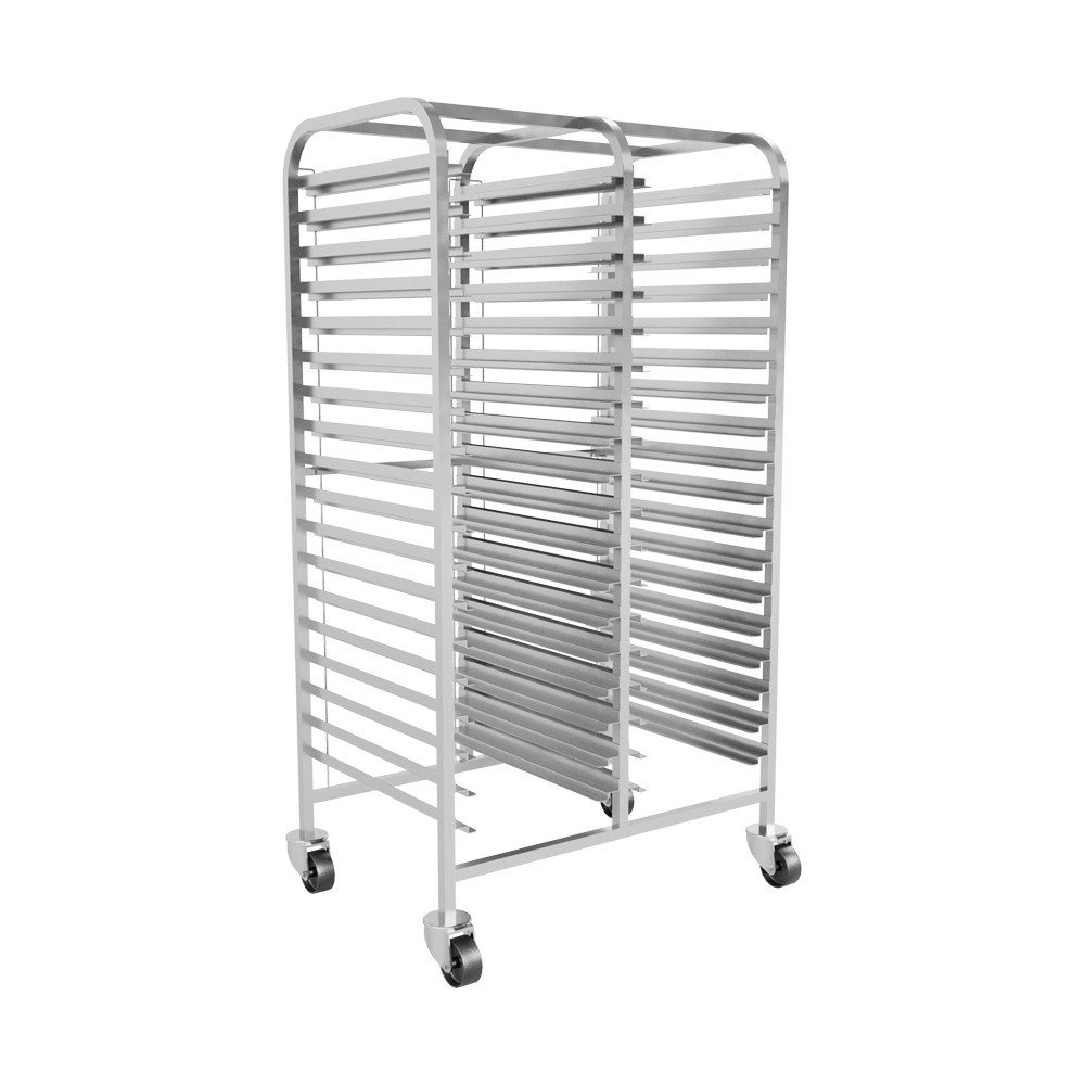 Empero Tepsi Taşıma Arabası Tekli, 63x46x171 cm, 18 tepsi/tray