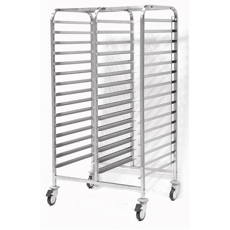 Empero Tepsi Taşıma Arabası Tepsiye Göre İkili, 1300x830x1720 mm, 30 tepsi/tray