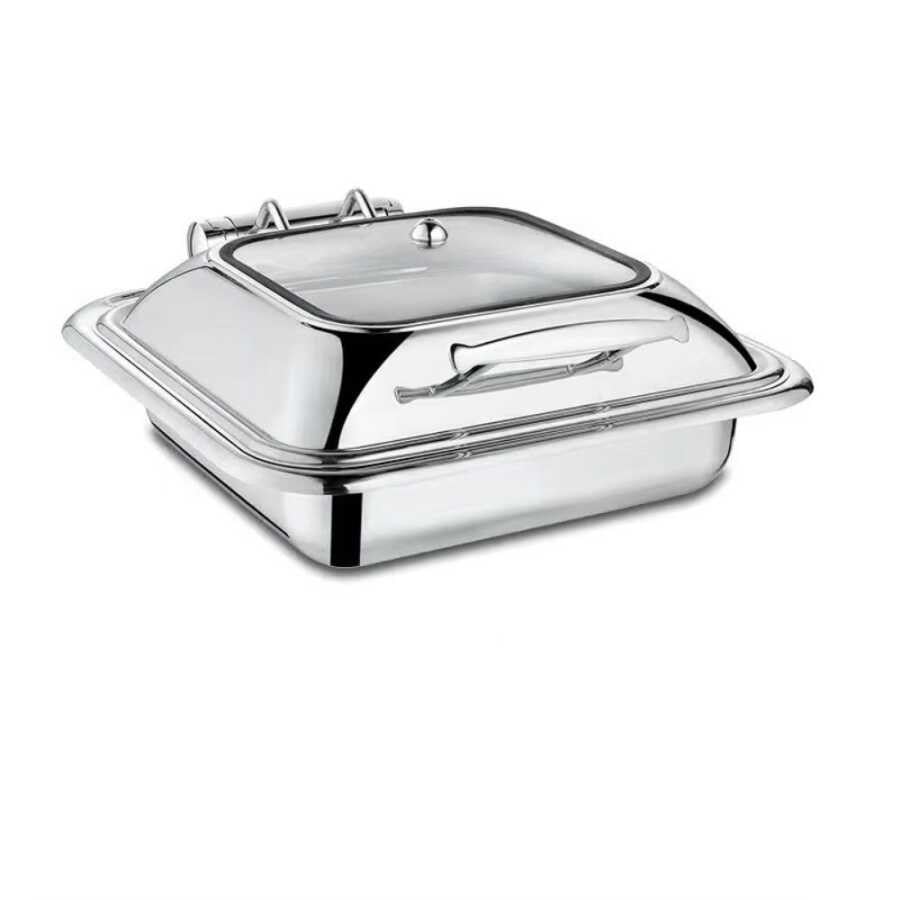 Epinox Chafing Dish Hidrolik Kapak 6 L 2/3 Gömme (CDH-6G)-Chafing Dish ve Açık Büfe Üniteleri - Demasan
