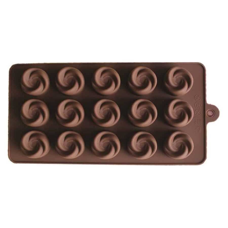 Epinox Çikolata Kalıbı - Silikon - Gül (GL-21)-Pasta ve Baklava Kalıpları - Demasan
