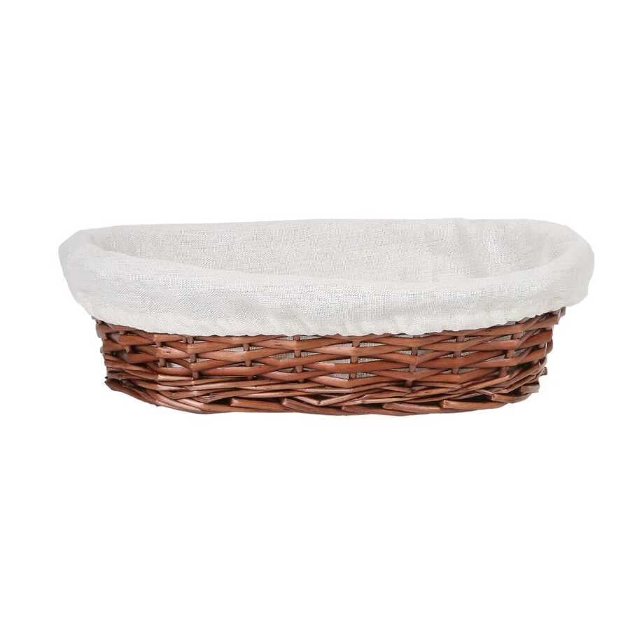 Epinox Hasır Bezli Oval Sepet 28 cm (ES-2820)-GIDA SERVİS EKİPMANLARI - Demasan
