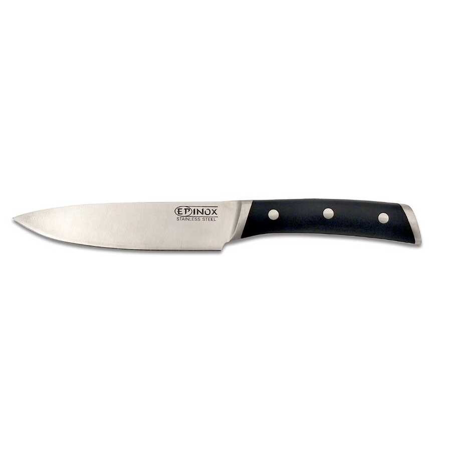 Epinox Şef Bıçağı Siyah 15 cm (EY-15CB)-ŞEF VE SANTOKU BIÇAKLARI - Demasan
