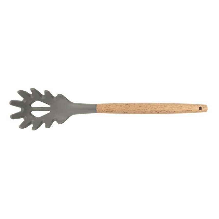 Epinox Silikon Spagetti Kaşığı Ahşap Sap (AKK-14)-Pastacılık Sarf ve El Aletleri - Demasan
