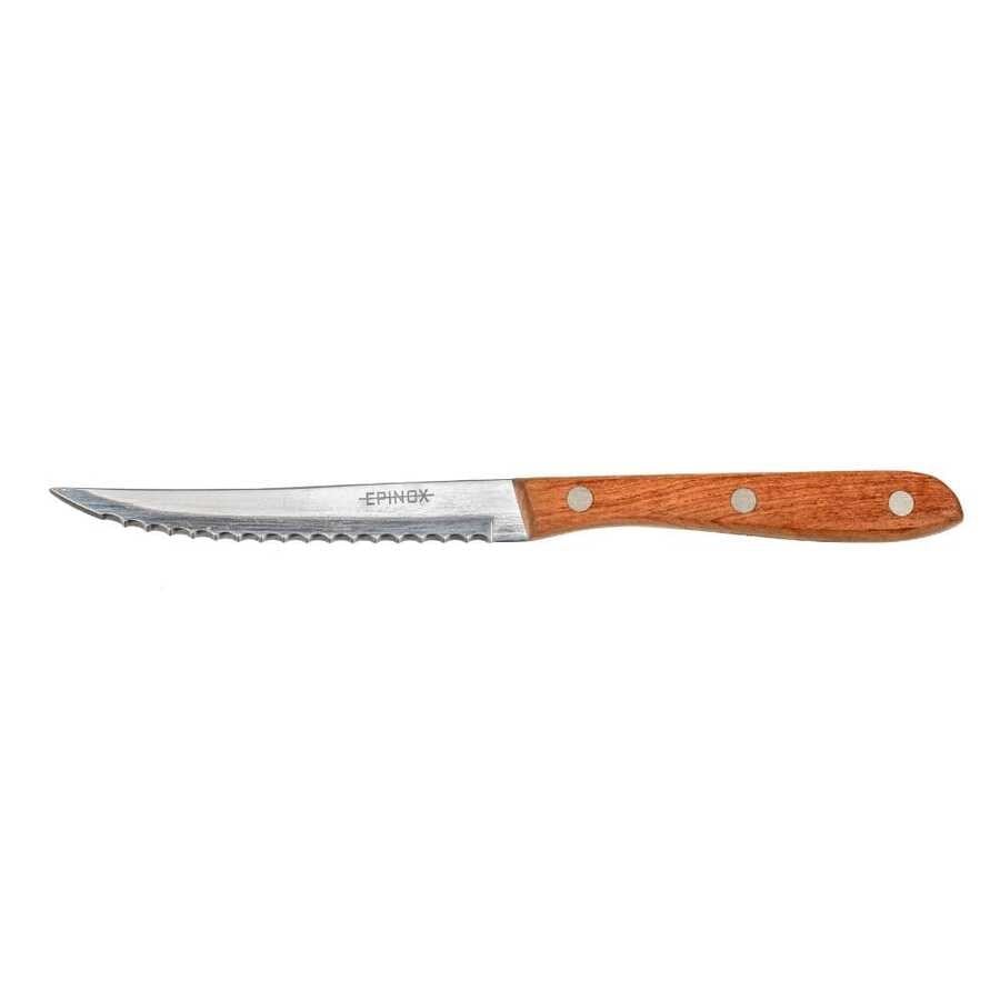 Epinox Steak Bıçağı Ahşap Saplı (BD-STK)-GENEL MUTFAK BIÇAKLARI - Demasan
