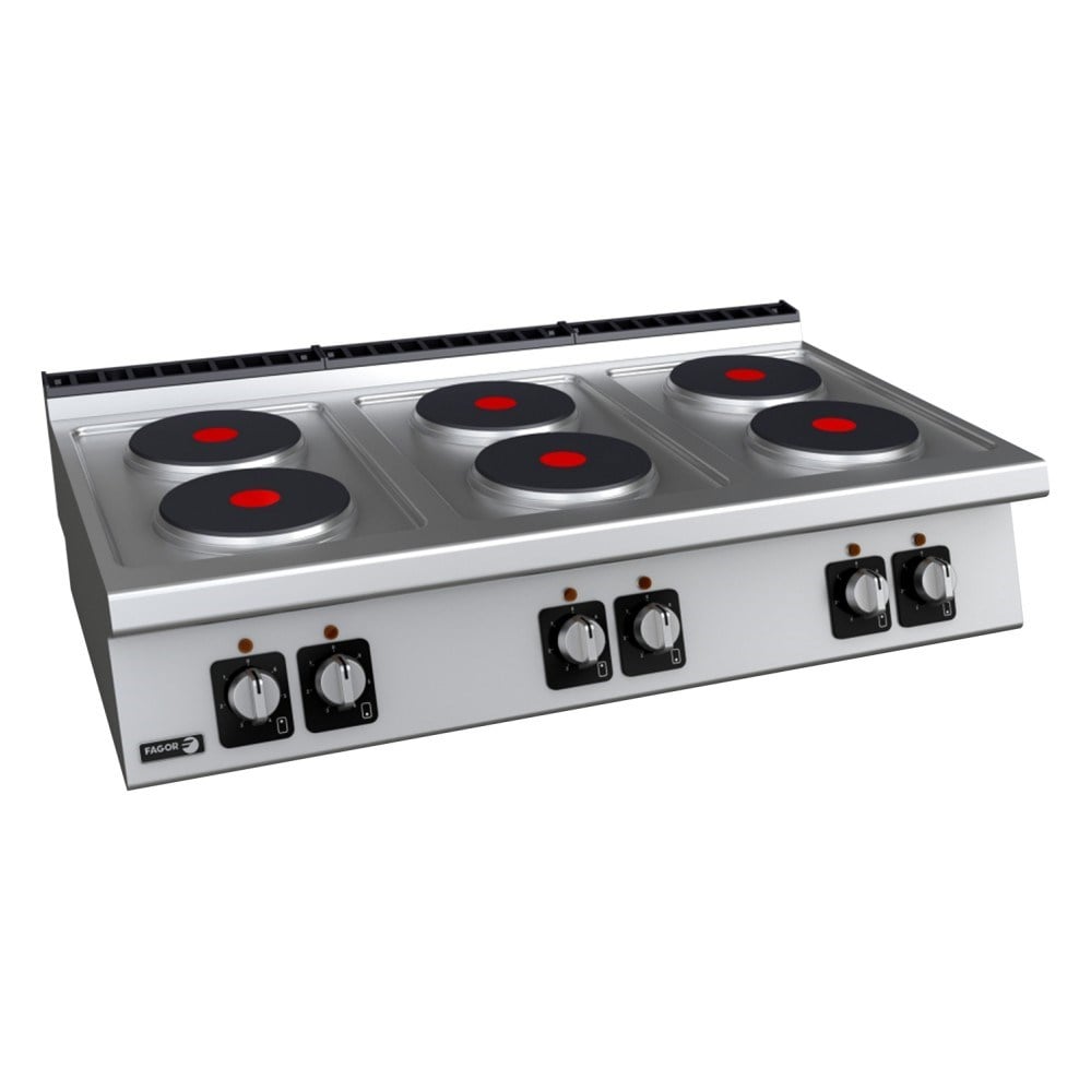 Fagor C-E760 Elektrikli Set Üstü Ocak, 1200x730x290 mm-ELEKTRİKLİ OCAKLAR - Demasan
