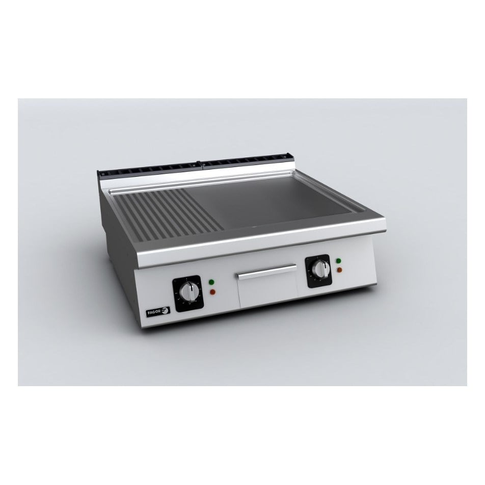 Fagor FT-E710 L+R Elektrikli Pleyt Izgara (Fry Top), 800x730x290 mm-ELEKTRİKLİ PLEYT IZGARALAR - Demasan
