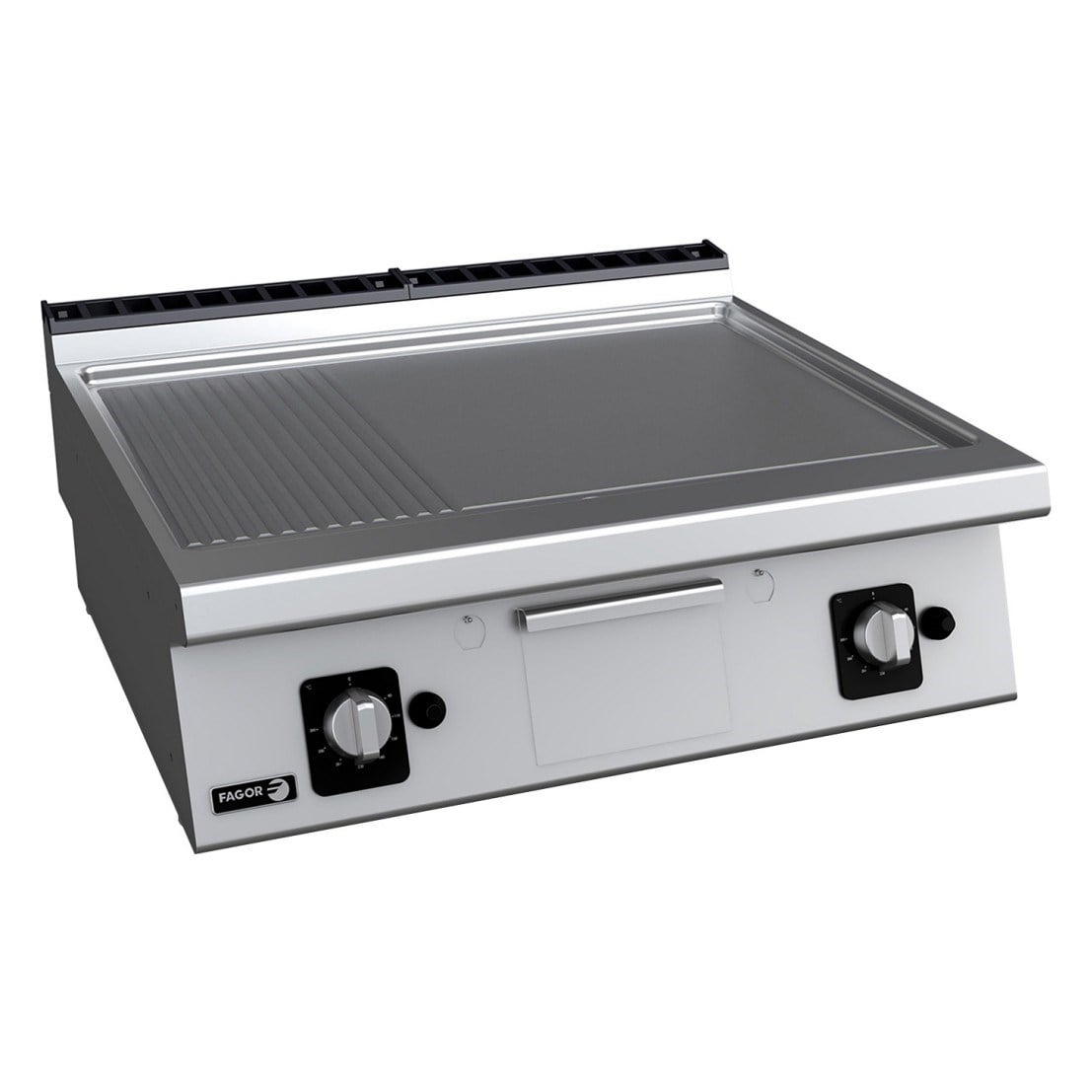 Fagor FT-G710 L+R Gazlı Pleyt Izgara (Fry Top), 800x730x290 mm-GAZLI PLEYT IZGARALAR - Demasan
