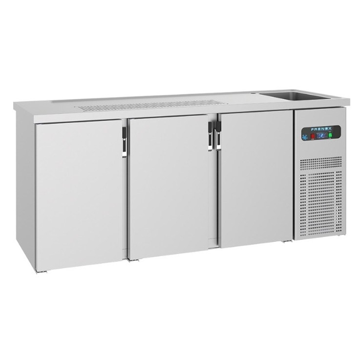 Frenox BBN3-E-R-R290 Tek Evyeli Bira Fıçı Soğutucu Buzdolabı, 430 Kalite-BACKBAR ÜNİTELERİ - Demasan

