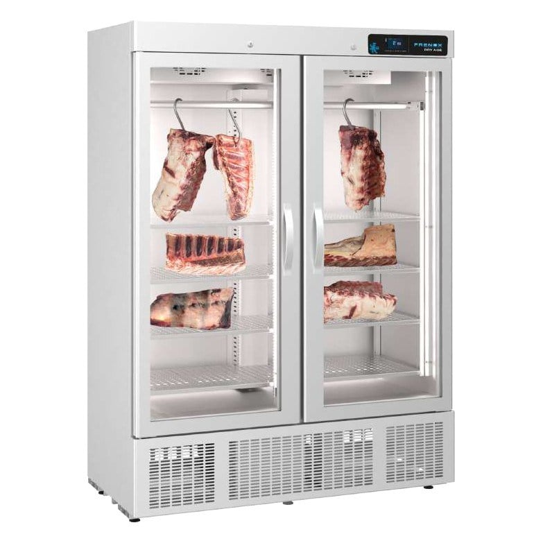 Frenox DR13-G-R290 Dry Age Et Olgunlaştırma Dolabı, Cam Kapılı, 1300 Lt, 304 Kalite-DRY AGED ET ESKİTME DOLAPLARI - Demasan
