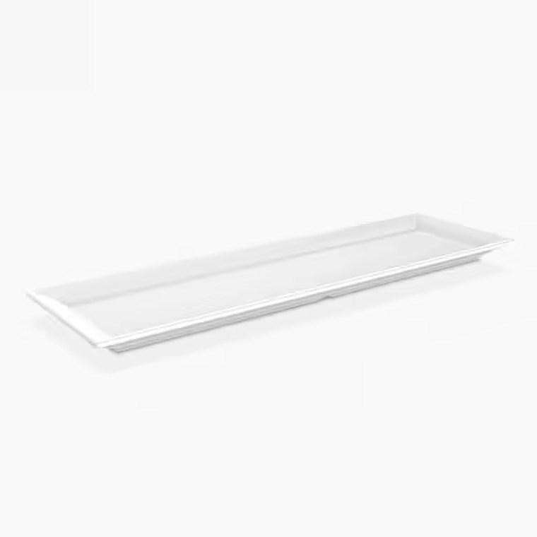 Gastro Boutique Bono GN.2/4 Platter 53x16,3 cm - Krem Beyaz-Sunum Tabakları ve Kaseler - Demasan
