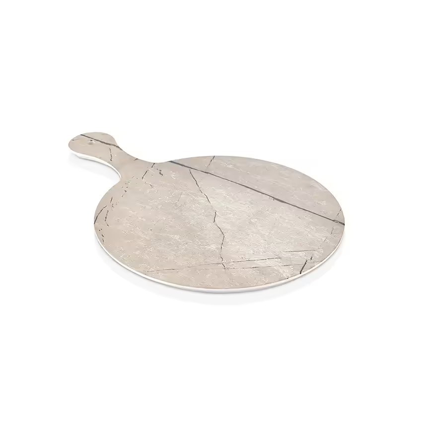 Gastro Boutique Cappuccino Marble Effect Yuvarlak Pano Ø 30 cm - L.42 cm-Sunum Tabakları ve Kaseler - Demasan
