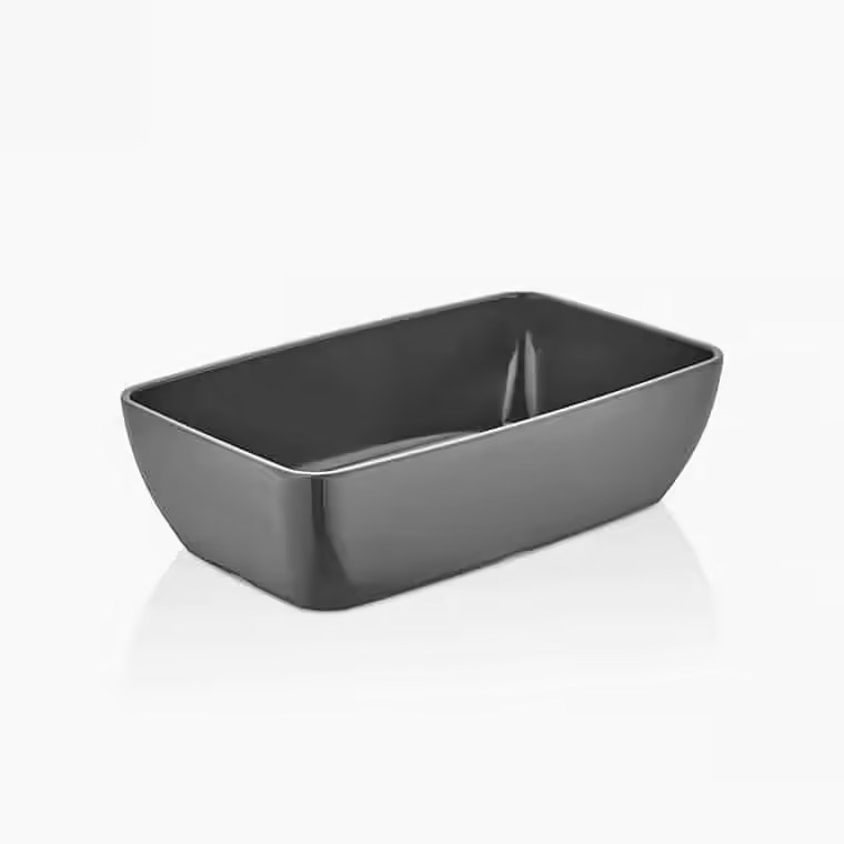 Gastro Boutique Corona GN.1/4 Kase 26,5x16,2 cm 2.000 ml - Gri-Kırılmaz Kaseler - Demasan
