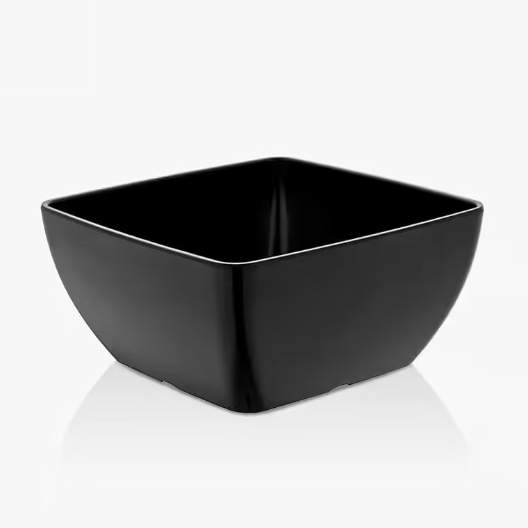 Gastro Boutique Corona Kase 25x25 cm 4.500 ml - Siyah-Kırılmaz Kaseler - Demasan
