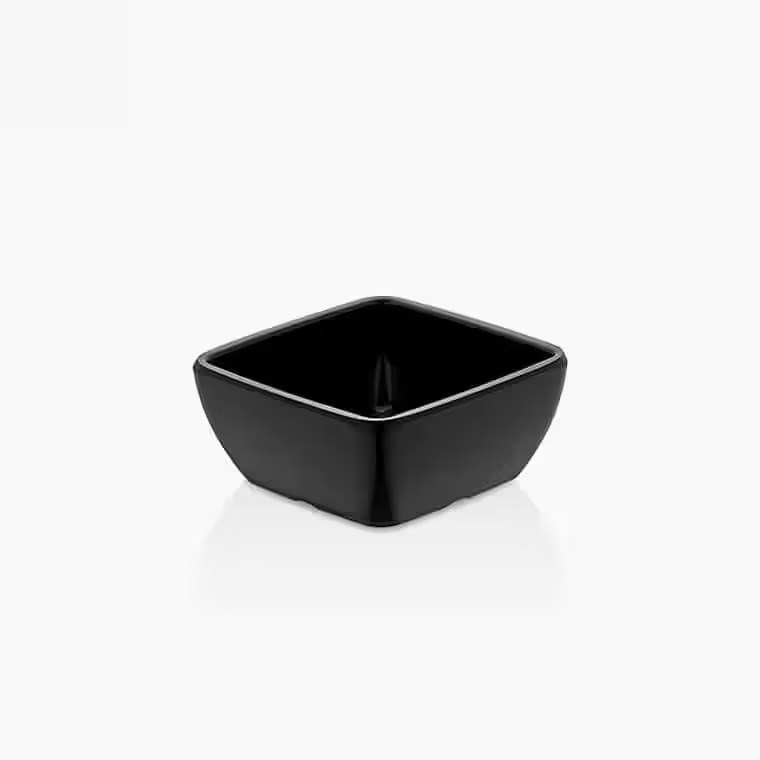 Gastro Boutique Corona Kase 9x9 cm 190 ml - Siyah-Kırılmaz Kaseler - Demasan
