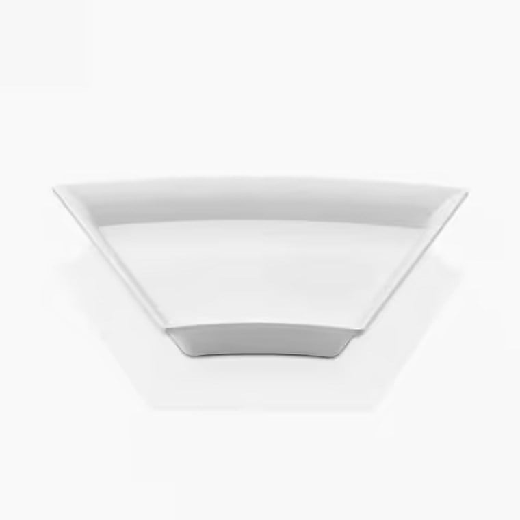Gastro Boutique Divider Platter 33 x 36 cm - Krem Beyaz-Sunum Tabakları ve Kaseler - Demasan
