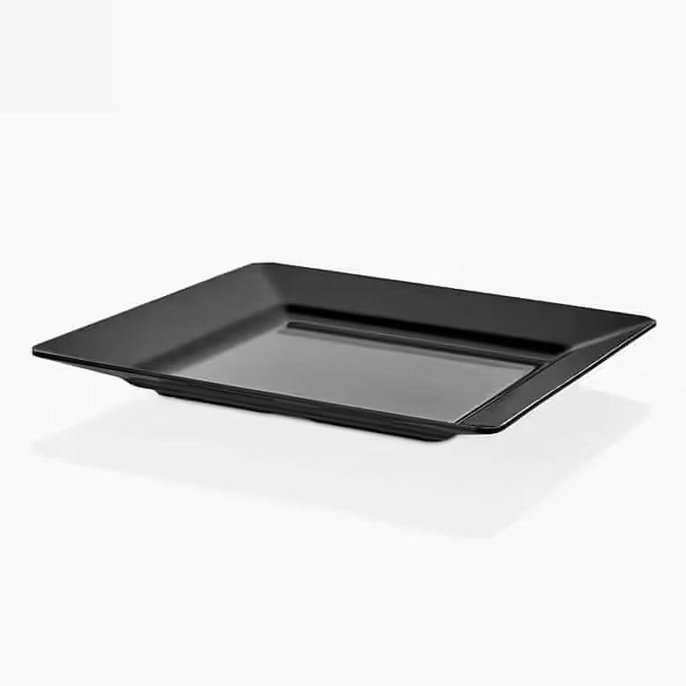 Gastro Boutique Este Platter 46x46 cm - Siyah-Sunum Tabakları ve Kaseler - Demasan
