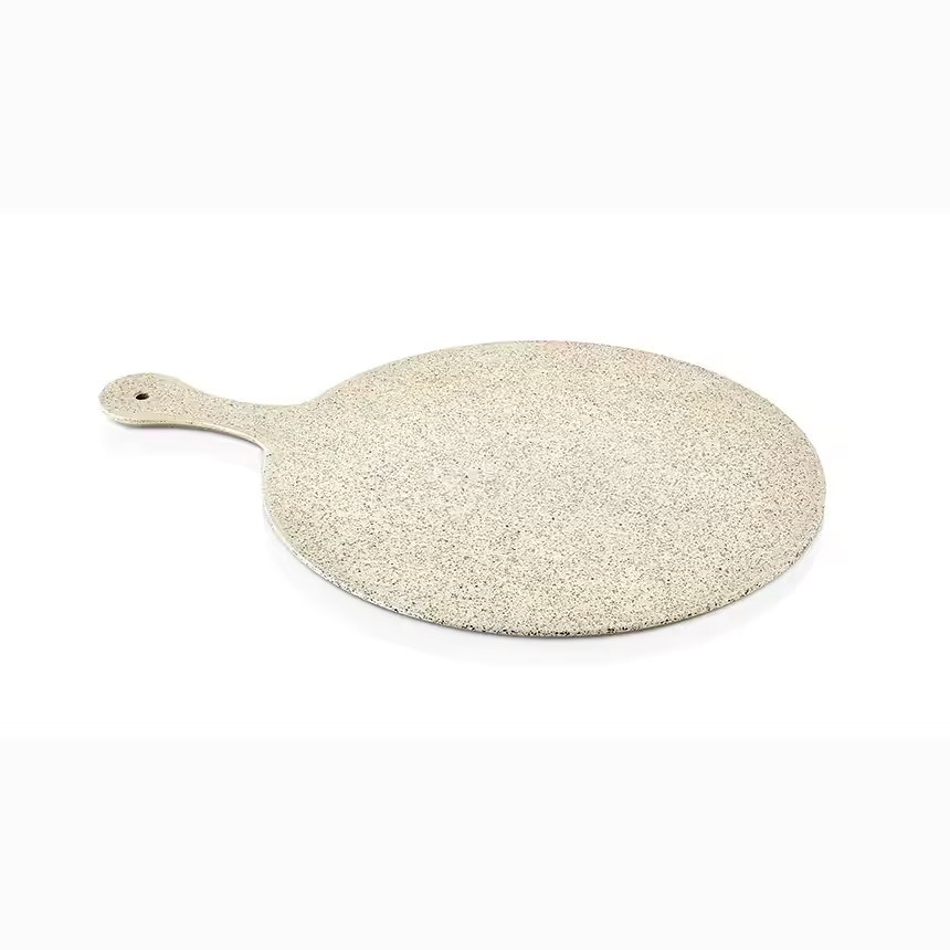 Gastro Boutique Granite Yuvarlak Pano Ø 35 cm - L.48 cm - Beyaz Granit-Sunum Tabakları ve Kaseler - Demasan
