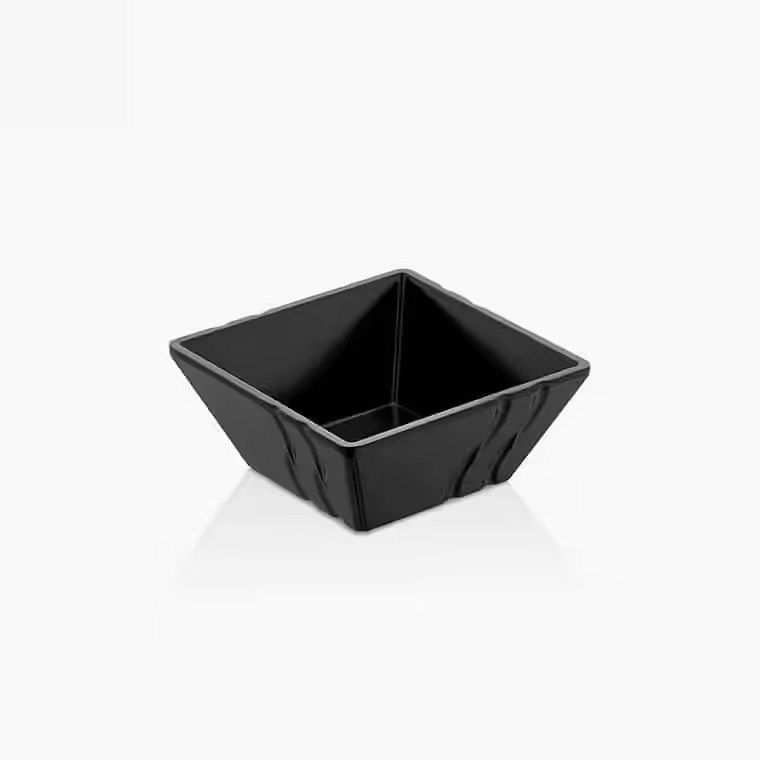 Gastro Boutique Luxor Kase 13,8x13,8 cm 570 ml - Siyah-Kırılmaz Kaseler - Demasan
