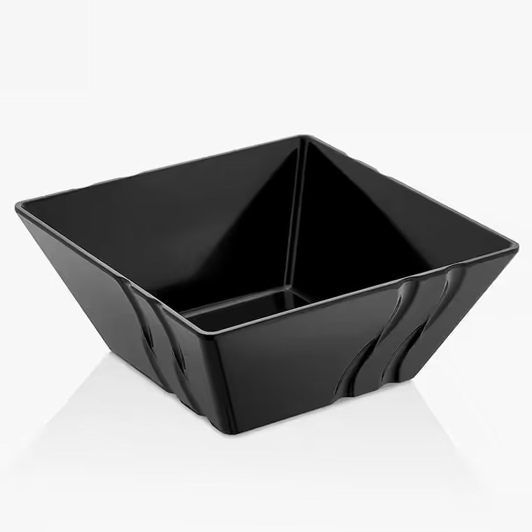 Gastro Boutique Luxor Kase 30x30 cm 6.400 ml - Siyah-Kırılmaz Kaseler - Demasan
