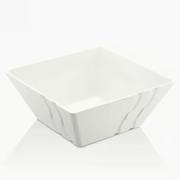 Gastro Boutique Luxor Kase 30x30 cm 6.400 ml - Krem Beyaz-Kırılmaz Kaseler - Demasan
