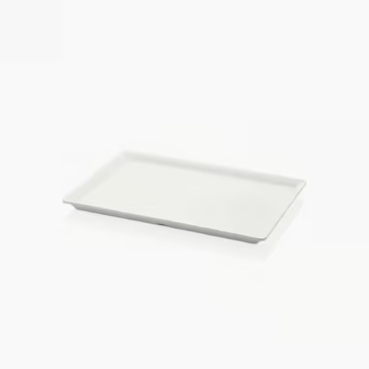 Gastro Boutique Maya Dikdörtgen Platter 35x24 cm - Krem Beyaz-Sunum Tabakları ve Kaseler - Demasan
