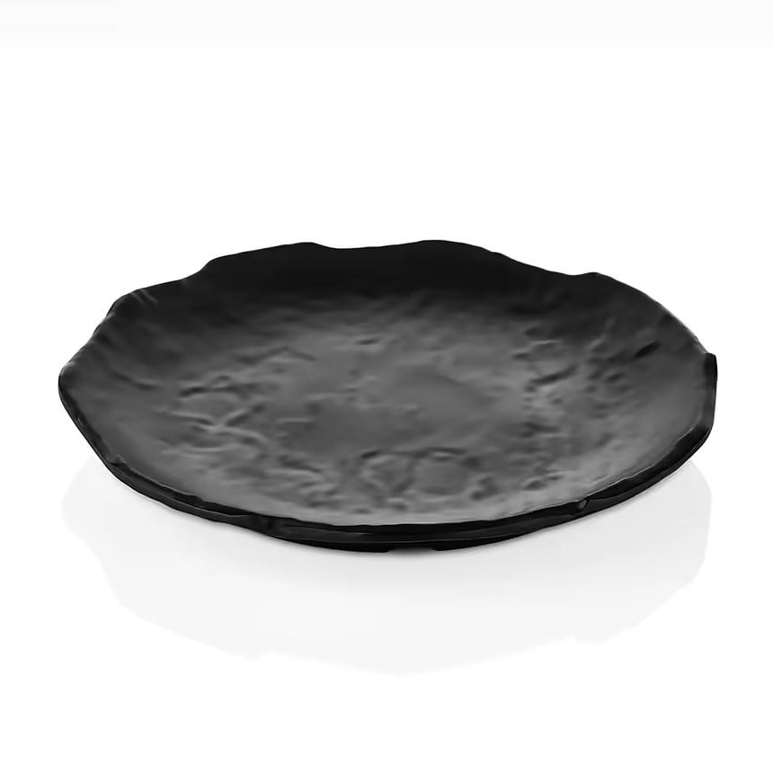 Gastro Boutique Norma Tabak Ø 28 cm - Siyah-Kırılmaz Tabaklar - Demasan
