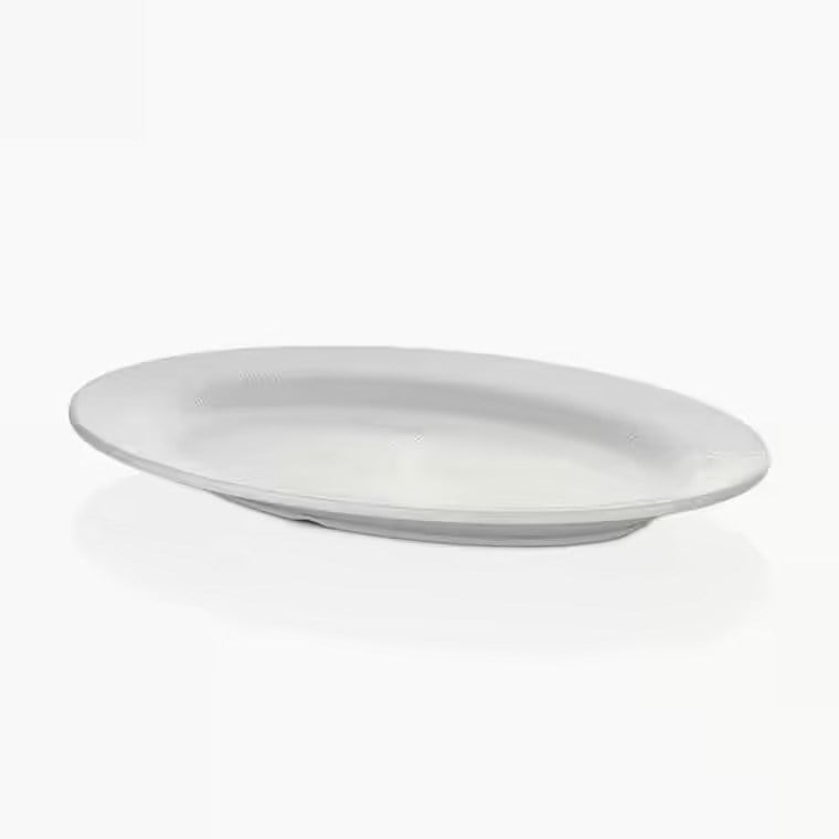 Gastro Boutique Nova Platter Yağmur Yüzey 51x36 cm - Krem Beyaz-Sunum Tabakları ve Kaseler - Demasan
