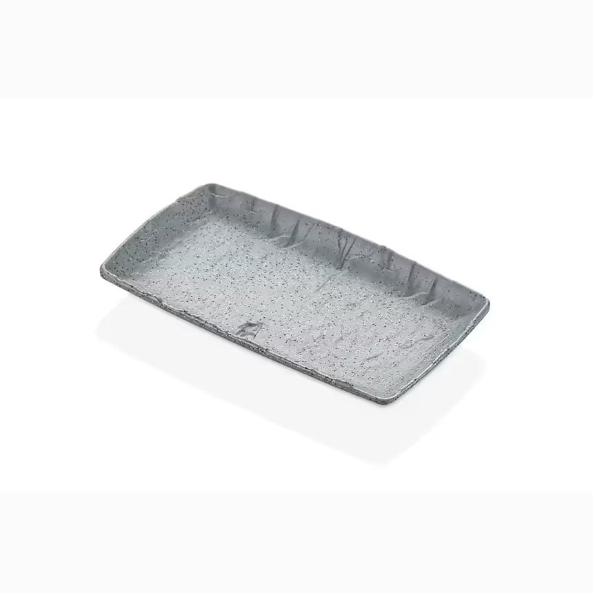 Gastro Boutique Polaris Platter 15,4x8,9 cm - Gri Granit-Sunum Tabakları ve Kaseler - Demasan
