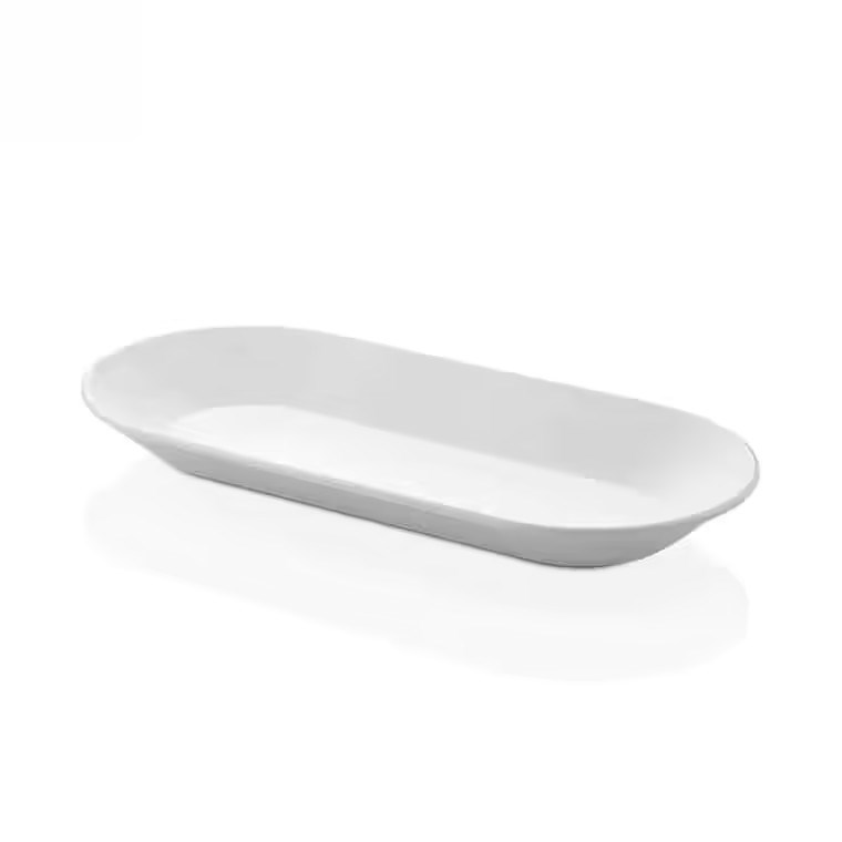 Gastro Boutique Porto Platter 40x19 cm - Krem Beyaz-Sunum Tabakları ve Kaseler - Demasan
