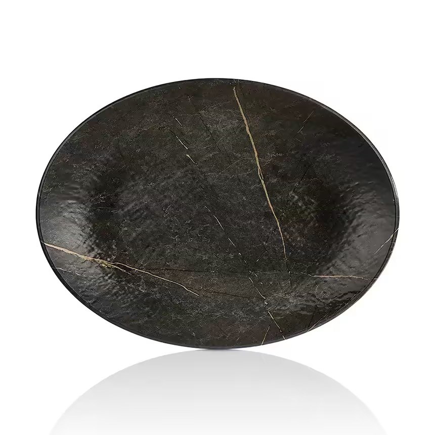 Gastro Boutique Portoro Tilda Oval Platter 49x36,5 cm-Sunum Tabakları ve Kaseler - Demasan

