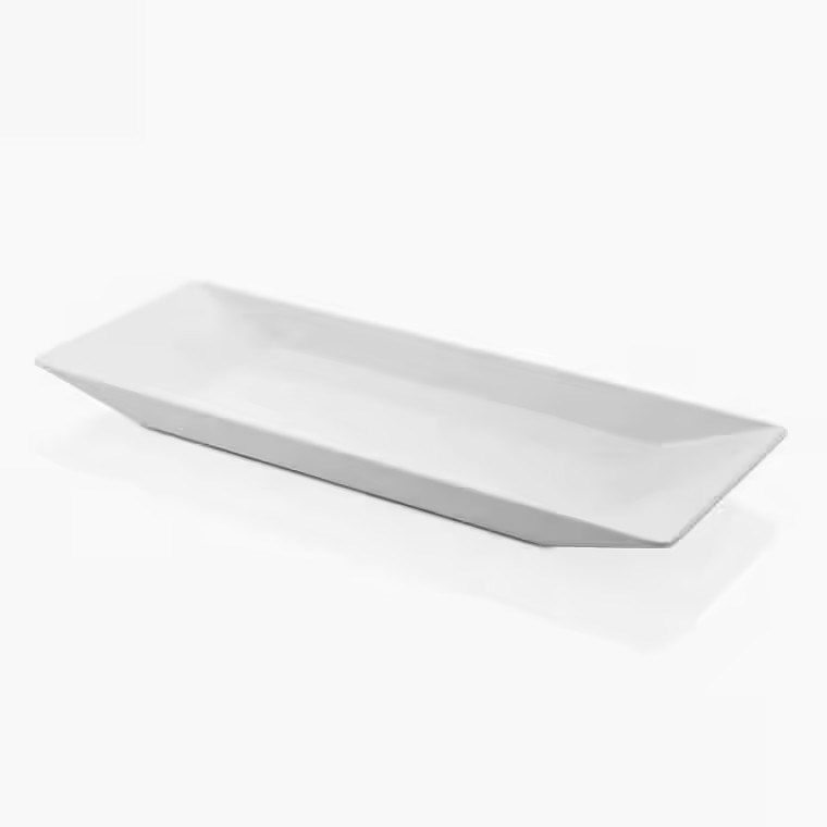 Gastro Boutique Profont Platter 53x21 cm - Krem Beyaz-Sunum Tabakları ve Kaseler - Demasan
