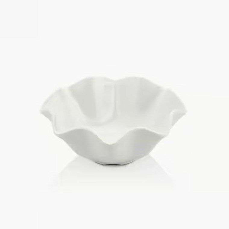 Gastro Boutique Rosa Kase Ø 35 cm 4.100 ml - Krem Beyaz-Kırılmaz Kaseler - Demasan
