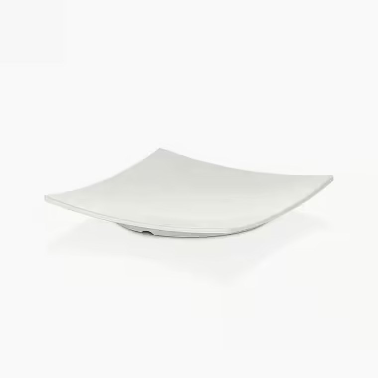Gastro Boutique Saku Platter Yağmur Yüzey 22x22 cm - Siyah-Sunum Tabakları ve Kaseler - Demasan
