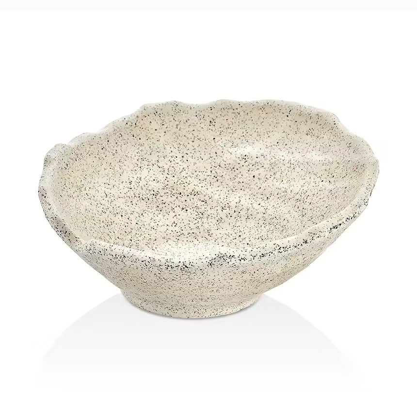 Gastro Boutique Slanted Kase 23,2x22,5 cm 770 ml - Beyaz Granit-Kırılmaz Kaseler - Demasan
