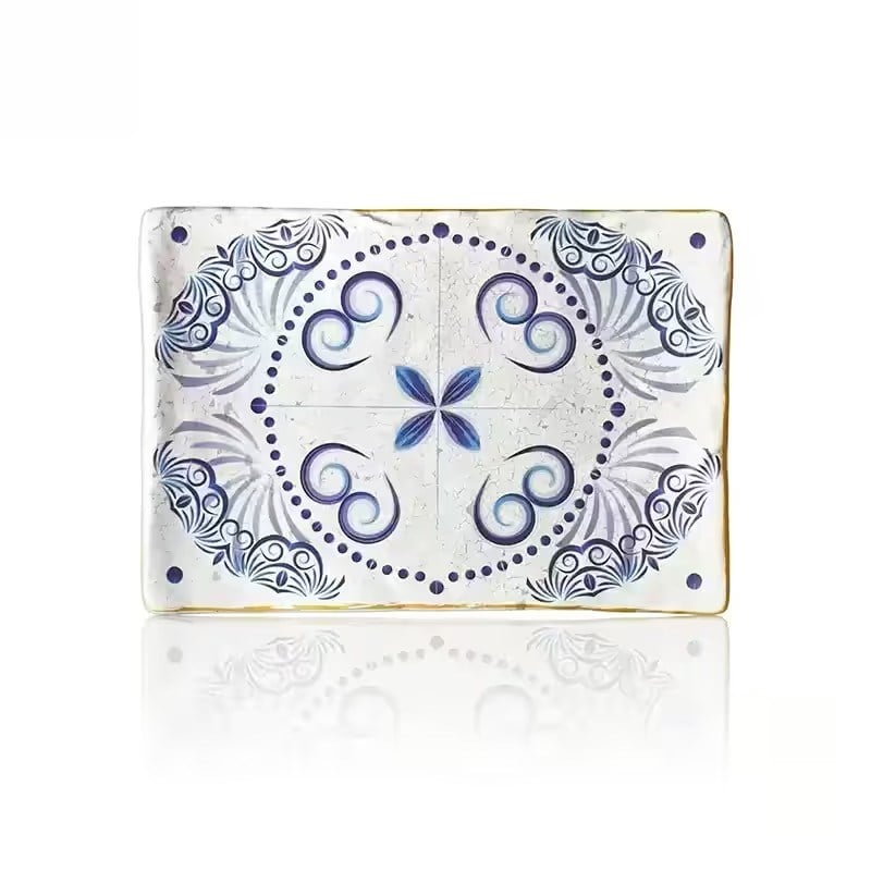 Gastro Boutique Terra Athena Dikdörtgen Tabak 34,1x23,6 cm-Kırılmaz Tabaklar - Demasan
