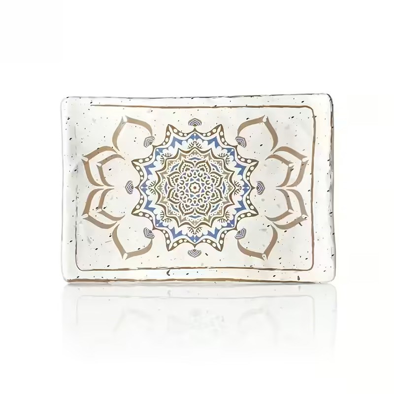 Gastro Boutique Terra Casablanca Dikdörtgen Tabak 34,1x23,6 cm-Kırılmaz Tabaklar - Demasan
