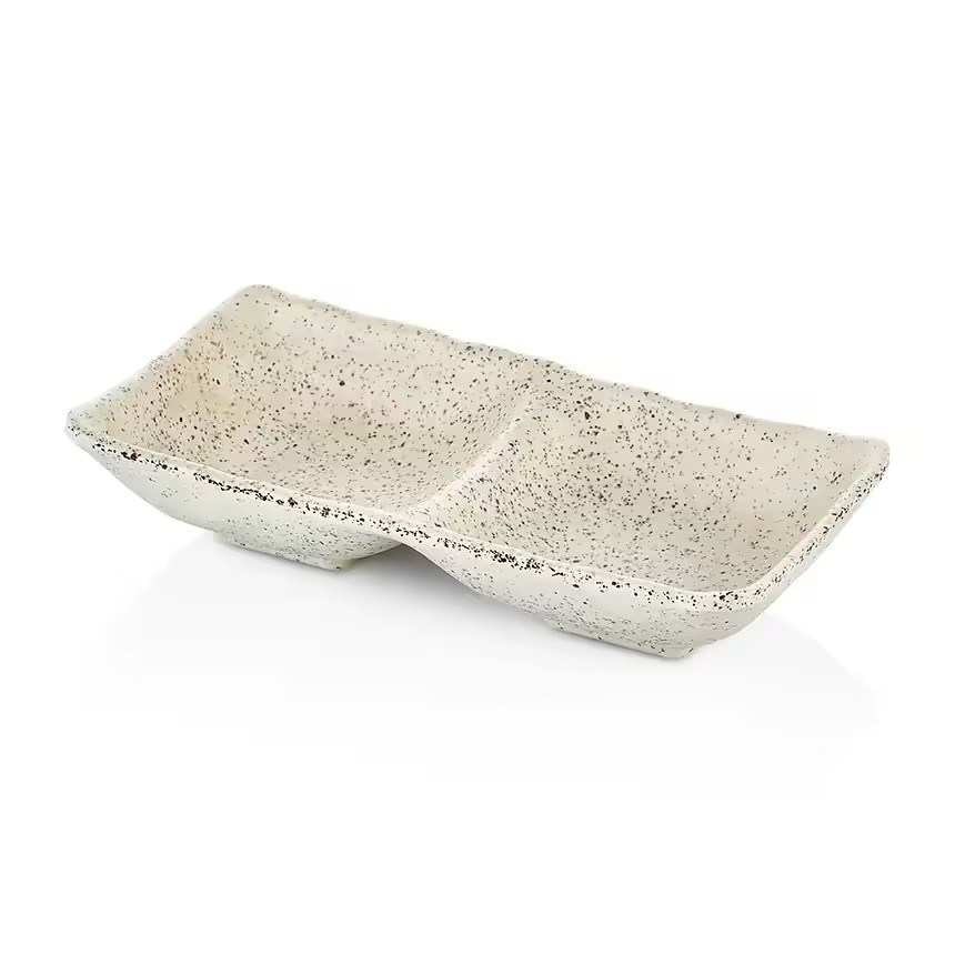 Gastro Boutique Terra Minimal 17,5x8,7 cm 68 ml - Beyaz Granit-Sunum Tabakları ve Kaseler - Demasan

