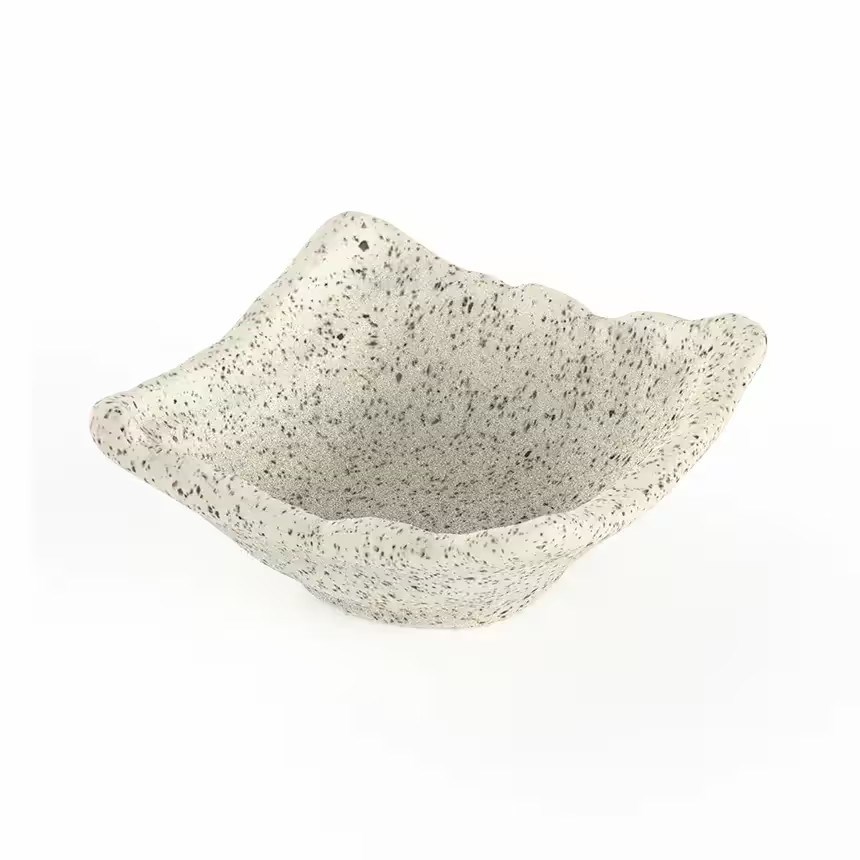 Gastro Boutique Terra Minimal 9x8,5 cm 74 ml - Beyaz Granit-Sunum Tabakları ve Kaseler - Demasan
