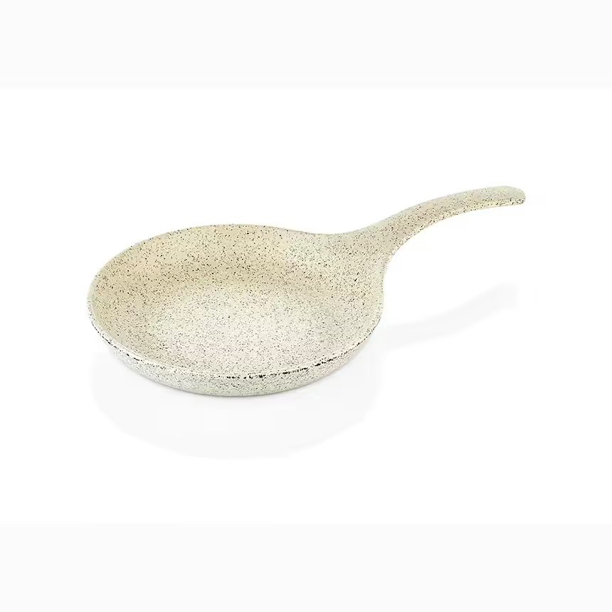 Gastro Boutique Terra Tava Ø 21cm-L.37cm - Beyaz Granit-ENDÜSTRİYEL TAVA VE TEPSİLER  - Demasan
