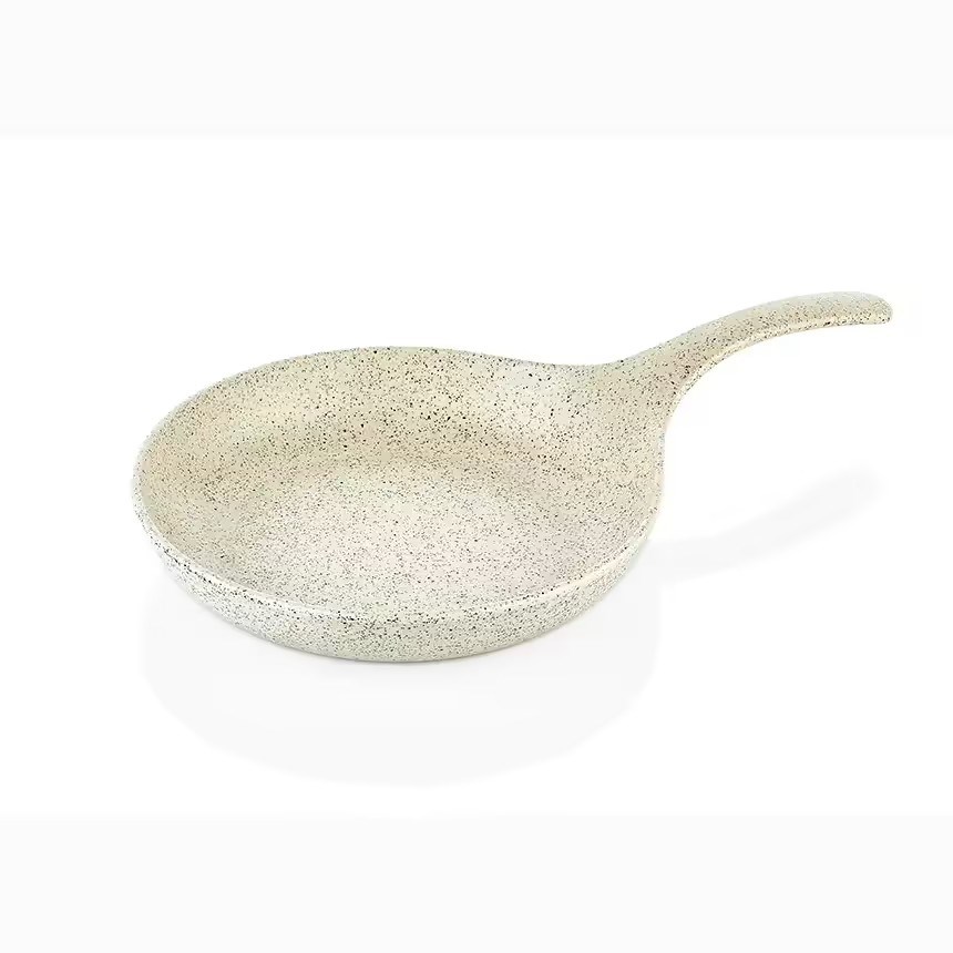 Gastro Boutique Terra Tava Ø 24cm-L.41cm - Beyaz Granit-ENDÜSTRİYEL TAVA VE TEPSİLER  - Demasan
