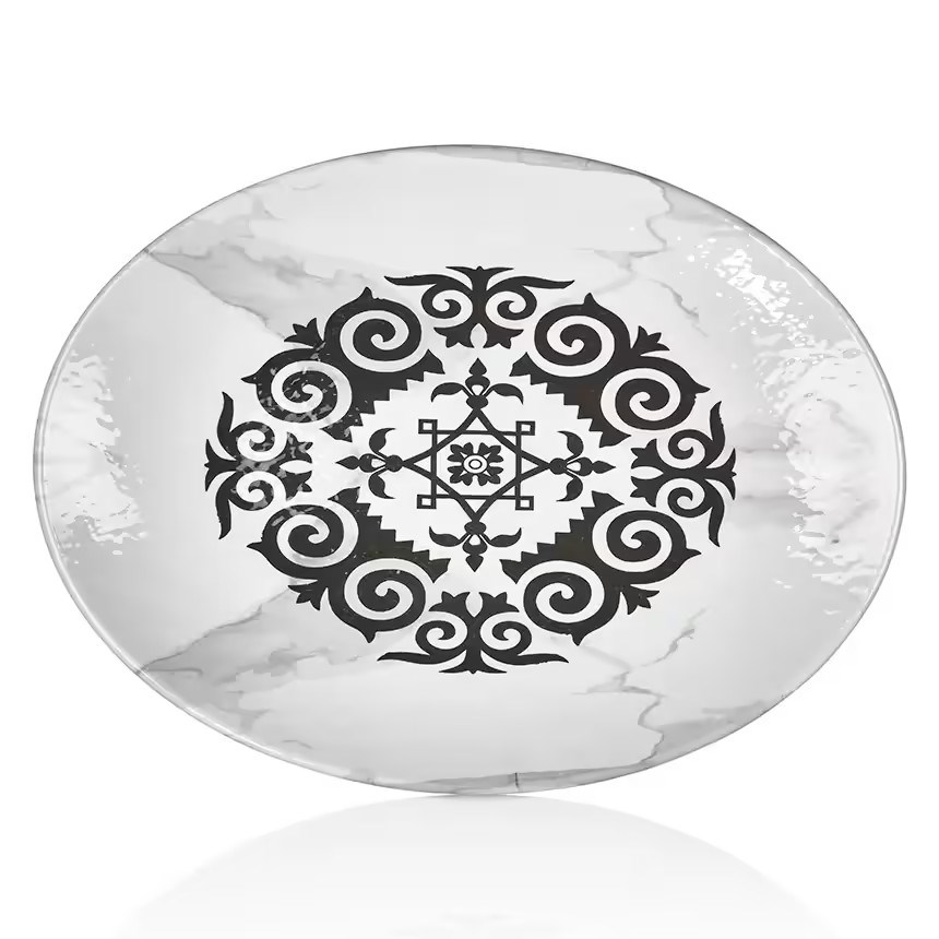 Gastro Boutique Tilda Maskara Oval Platter 49x36,5 cm-Sunum Tabakları ve Kaseler - Demasan
