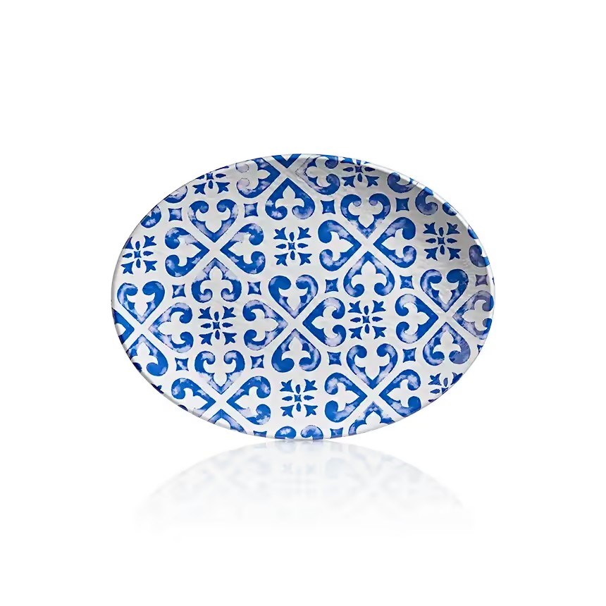 Gastro Boutique Tilda Santorini Oval Platter 39x29 cm-Sunum Tabakları ve Kaseler - Demasan
