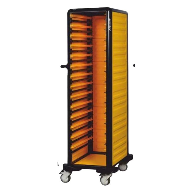 Gastrolley Tekli GN Küvet Taşıma Arabası 150, 2 Yanı + Arka Kapalı, 53x78x174 cm-KÜVET TAŞIMA ARABALARI - Demasan
