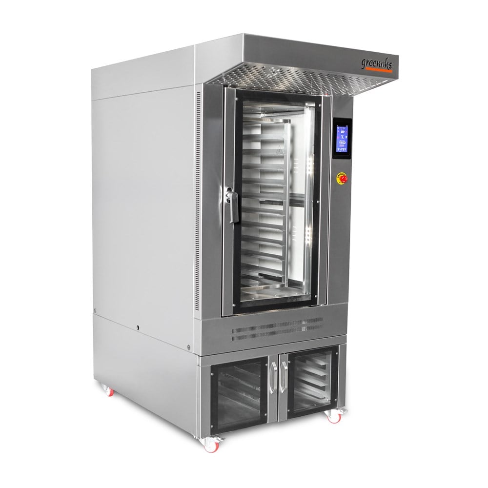 Greenoks 10 Tepsili Döner Konveksiyonlu Fırın 40x60 cm (Elektrikli / Doğalgazlı)-Convection Oven - Demasan
