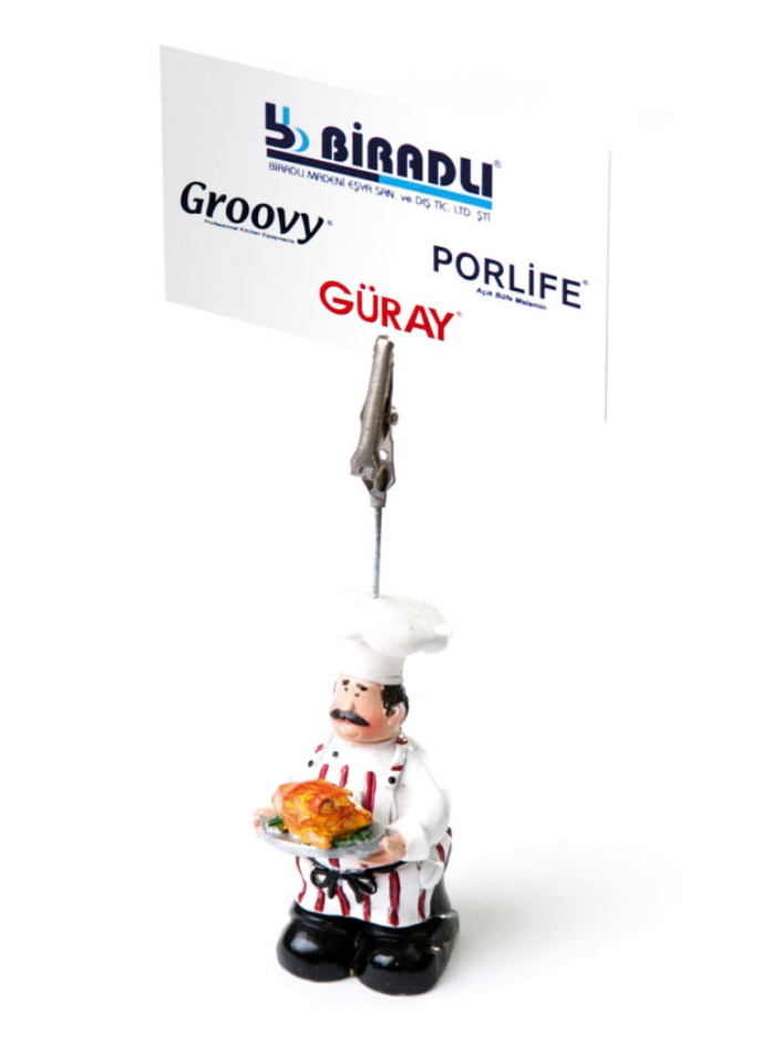 Groovy Aşçı Figür Büfe İsimlik-GIDA SERVİS EKİPMANLARI - Demasan
