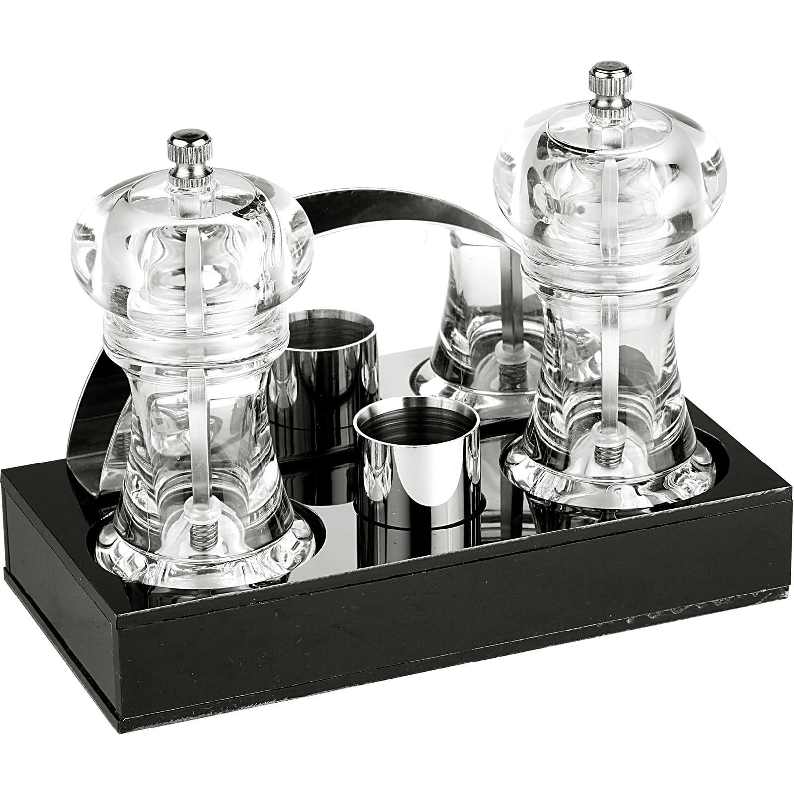 Groovy Dörtlü Akrilik Menaj Set (GRV-197)-Sosluk, Reçellik ve Şişeler - Demasan
