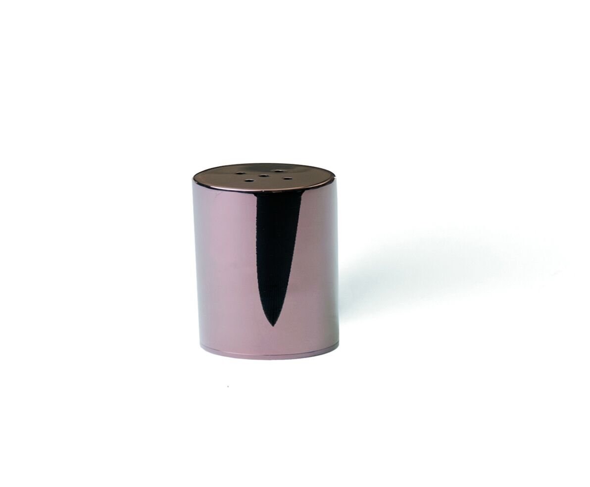 Groovy Yuvarlak Bodur Tuzluk Bakır Çap 4CM H:6,5 cm (Tuzluk Tıpası Plastiktir)-Sosluk, Reçellik ve Şişeler - Demasan
