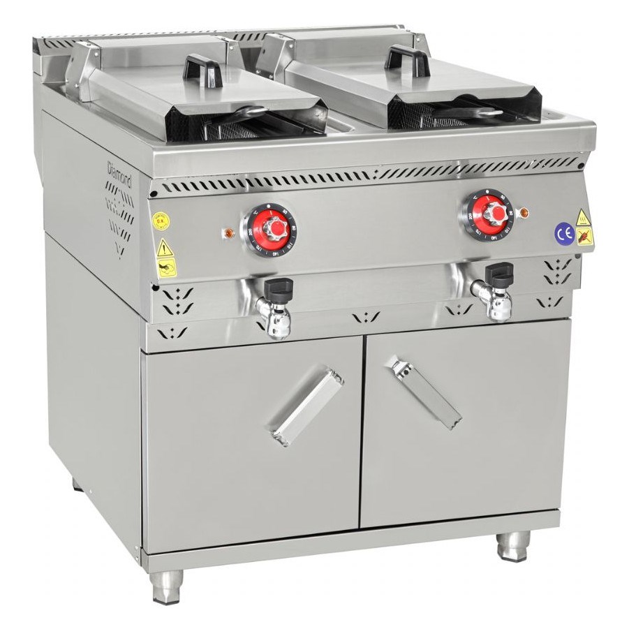 Himaksan DFE 878 Dolaplı 12+12 Litre Elektrikli Fritöz-ELEKTRİKLİ FRİTÖZLER - Demasan

