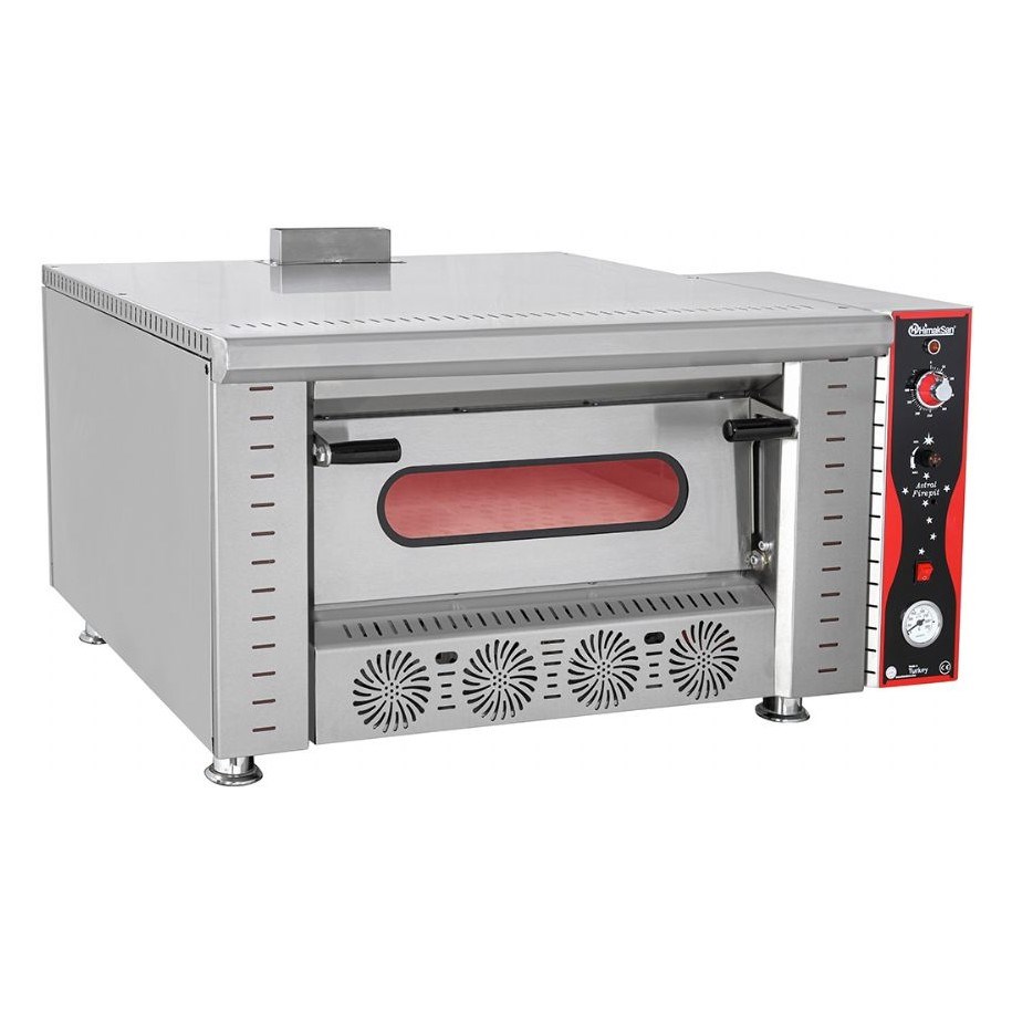 Himaksan PFS4 878 PFG4 874 Tek Katlı Gazlı Pizza Fırını-GAZLI PİZZA FIRINLARI - Demasan
